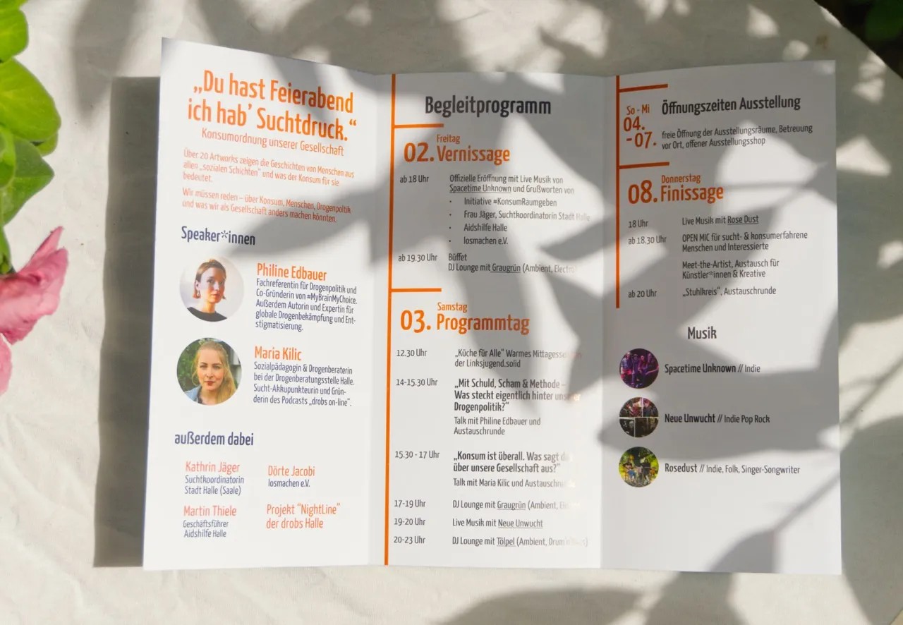 Flyer du hast Feierabend, ich hab Suchtdruck