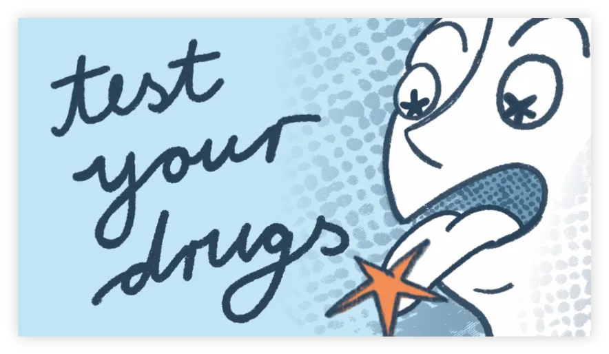 sticker test your drugs